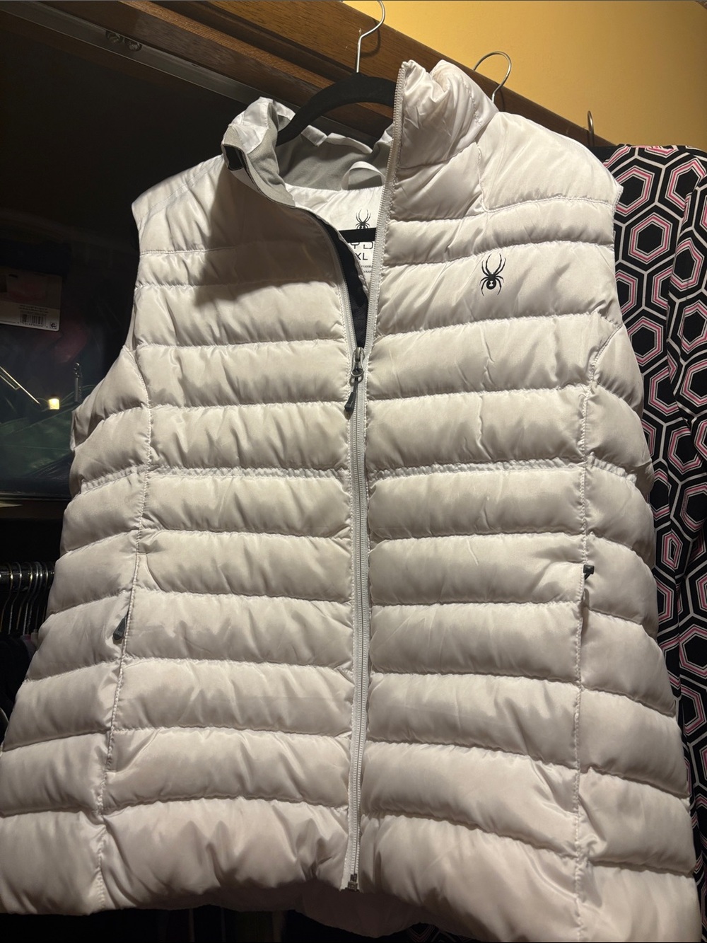 Spyder Women's White Quilted Puffer Vest